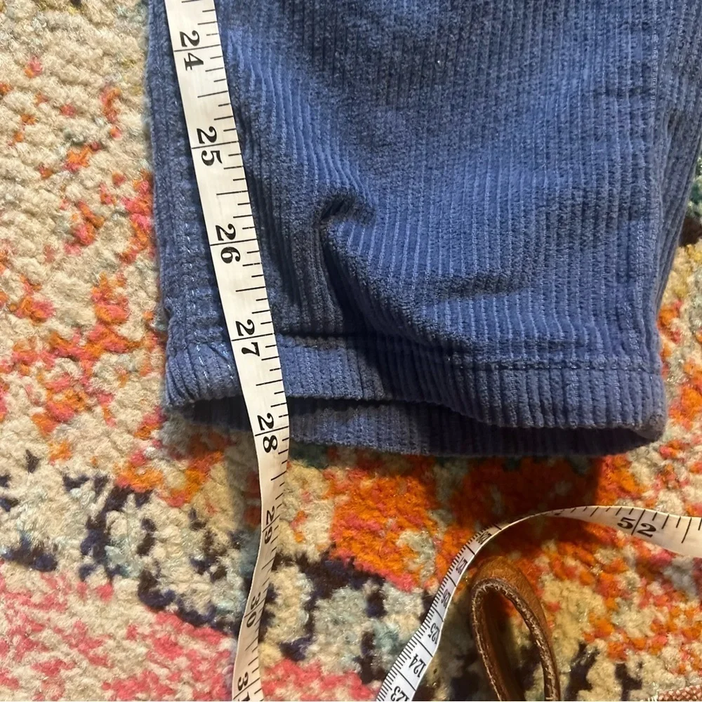 Urban Outfitters BDG Mom High Rise Corduroy Pants Blue Women Size 25
